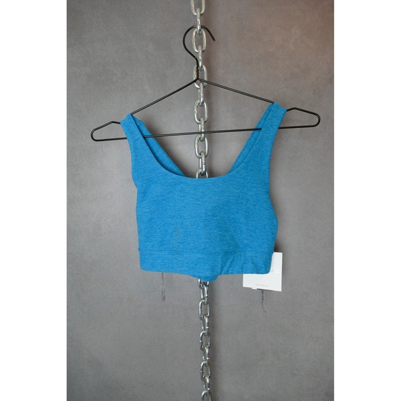 Womens Beyond Yoga Blue Workout Sports Bra Yoga Gym Exercise NWT Size M - Picture 1 of 10